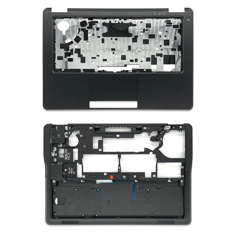 Non Touch Repalce Cover For Latitude E7250 7250 LCD Back Cover Front Bezel Hinges Palmrest Bottom Base Case Hinge Cover