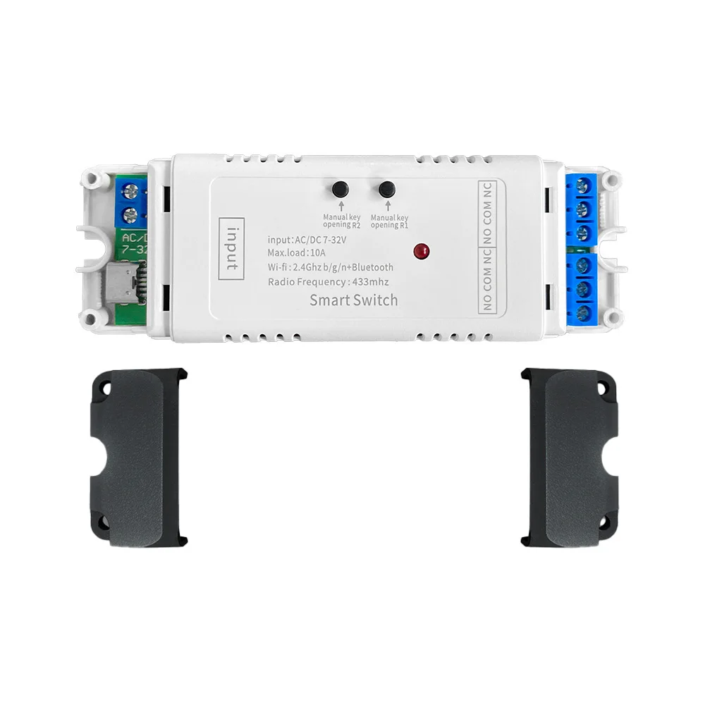 مفتاح ذكي واي فاي صغير سهل الاستخدام ، تحكم ثنائي الاتجاه ، يدعم المنزل الذكي ، أليكسيا ، مساعد جوجل ، جهاز تحكم عن بعد ، 10A