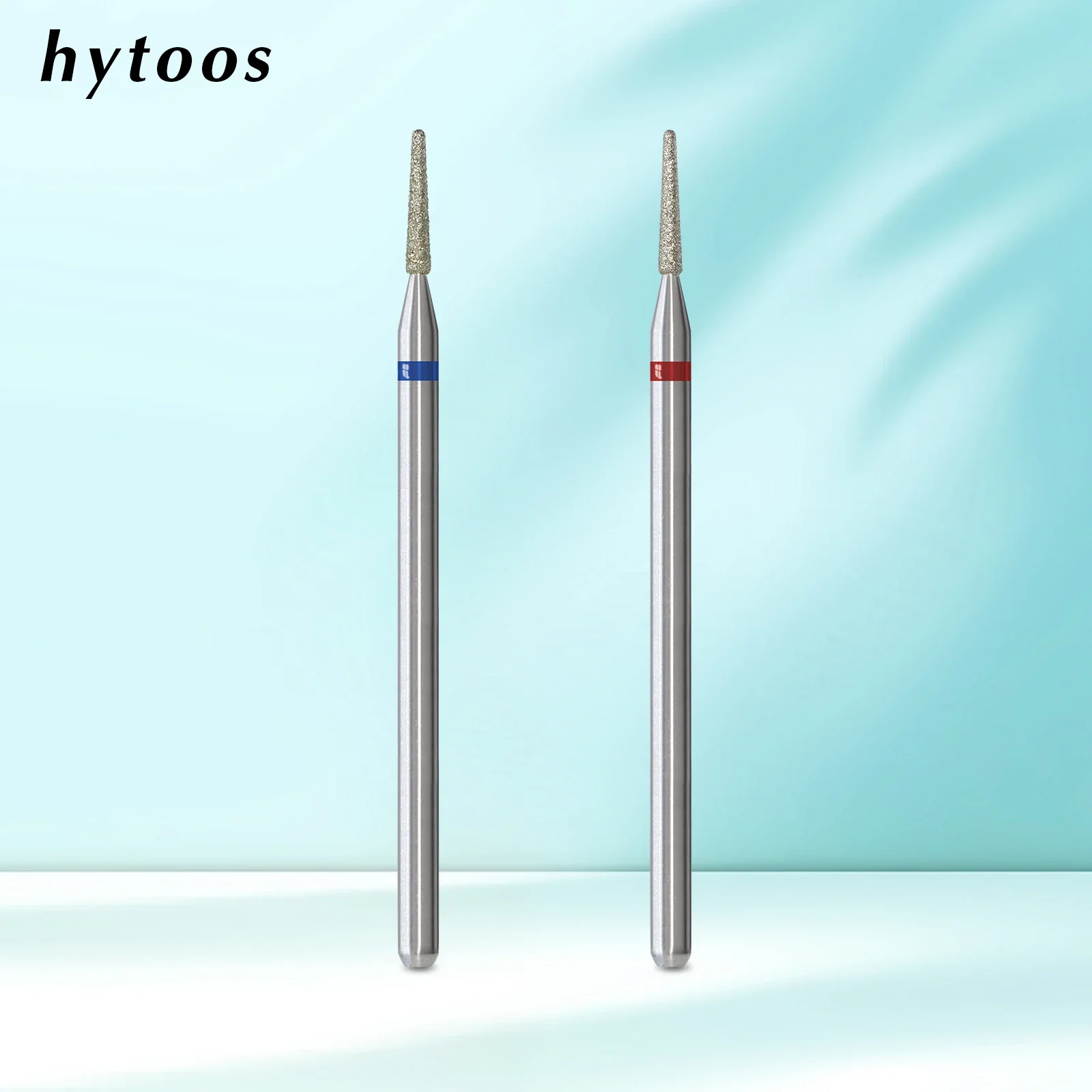 HYTOOS Conical Diamond Nail Drill Bits Pro Russian Cuticle Bit for Nail Drill Dead Skin Cuticle Cleaner Nails Pre-treatment Tool