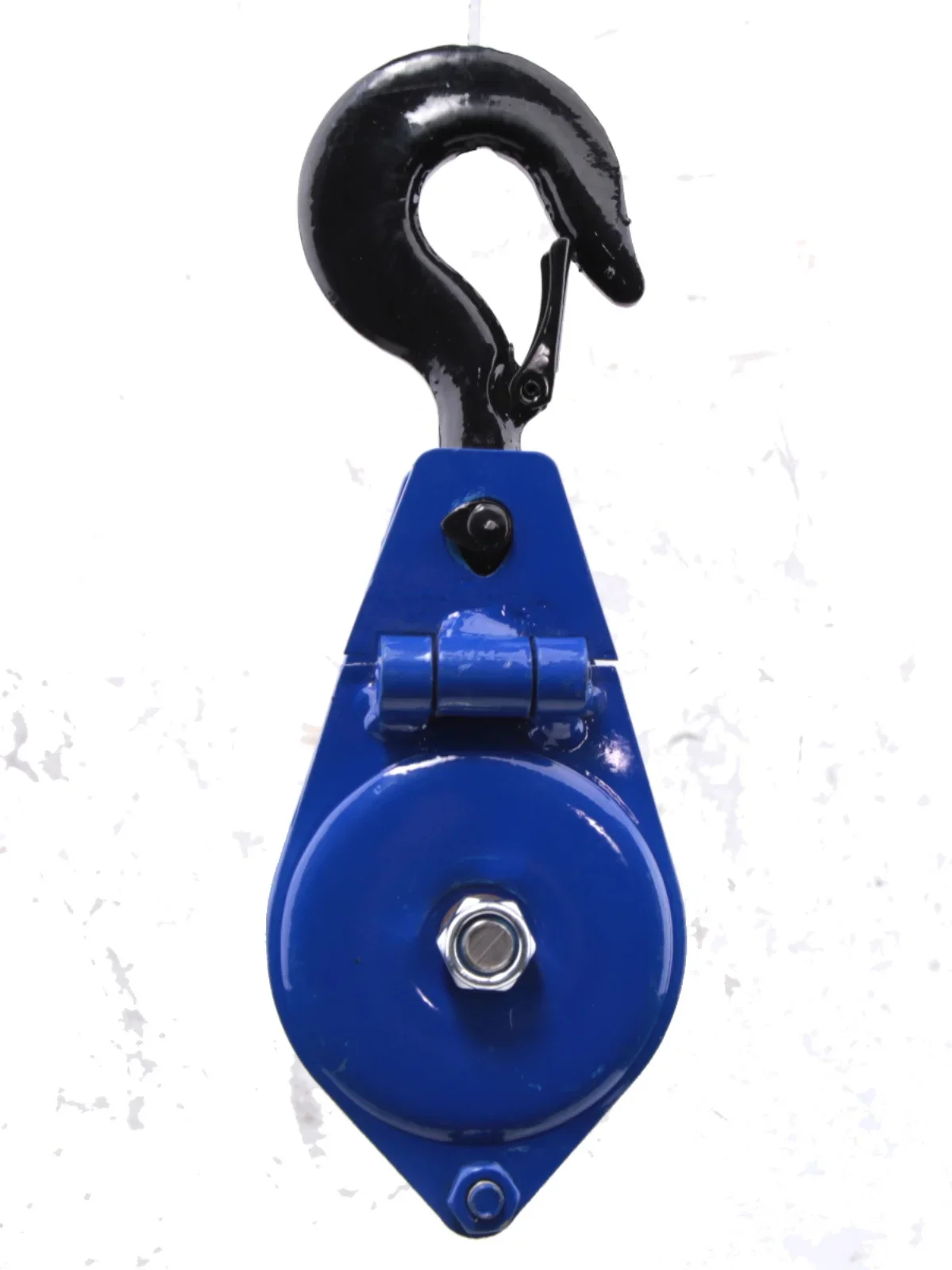 

Lifting crane pulley movable pulley single wheel opening anti-detachment anti-rope pulley weighted steel wheel 0.5 tons 1235T