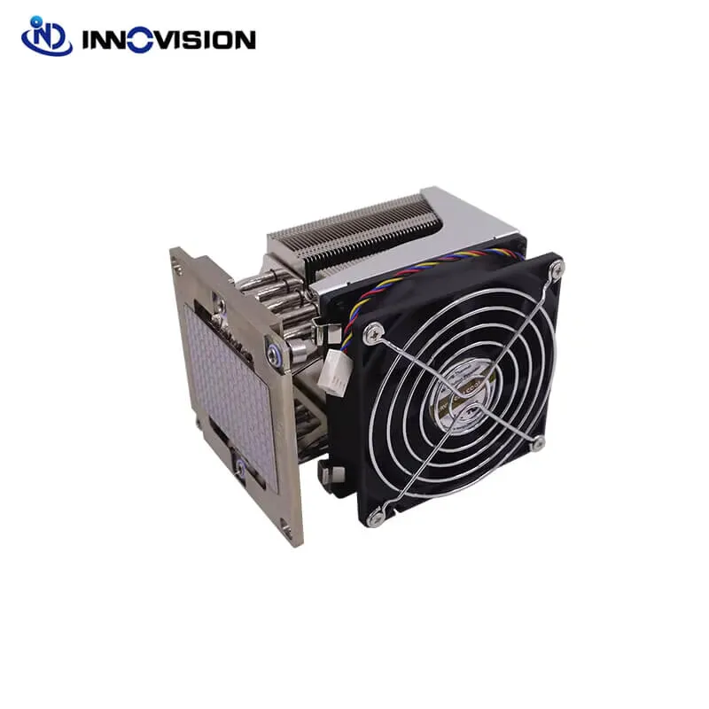 

4U Active Server Heatsink 3647 Square 5 Heatpipe CPU Cooler with 9025MM Quiet Cooling Fans for Computer Hardware Cooling