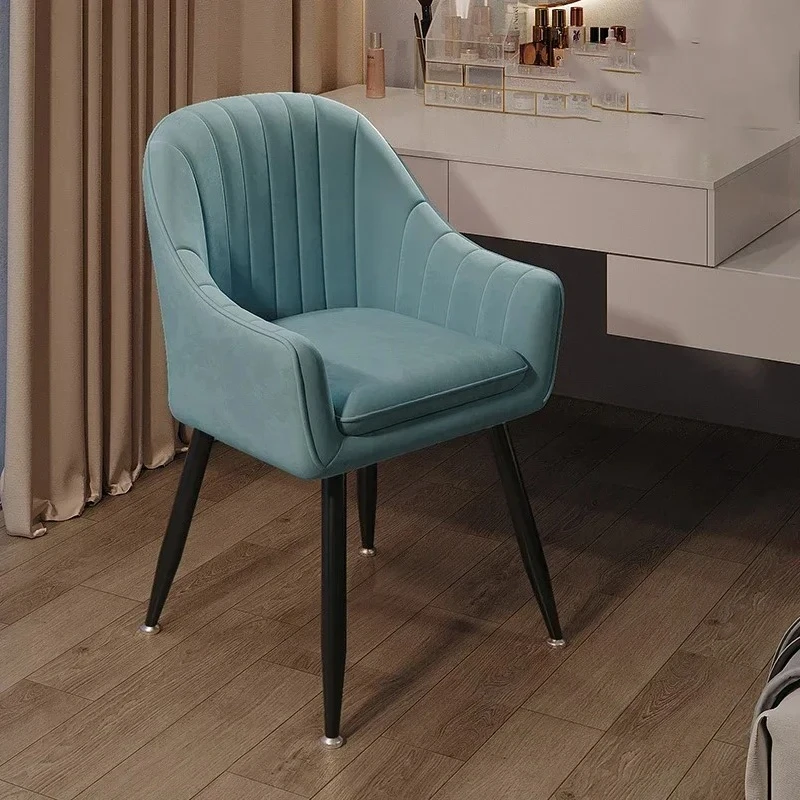 Home Dressing Table, Makeup Chair, Light Luxury High-end Dining Chair, Backrest, Bedroom