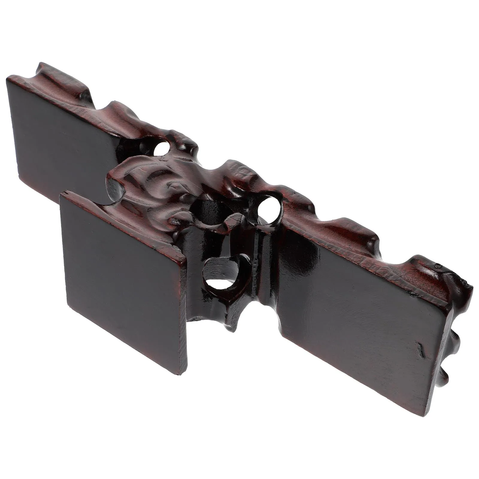 

Tea Pot Stand Vintage Wooden Display Base For Jade Decorative Statue Artware Storage Rack Miniature Figurines Bracket