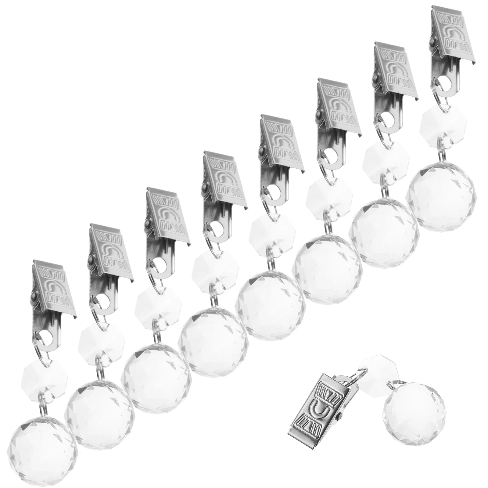 

12 шт., металлические зажимы для скатерти из хрустального стекла, сверхмощные декоративные зажимы для крышки стола для наружного использования, садовые вечеринки