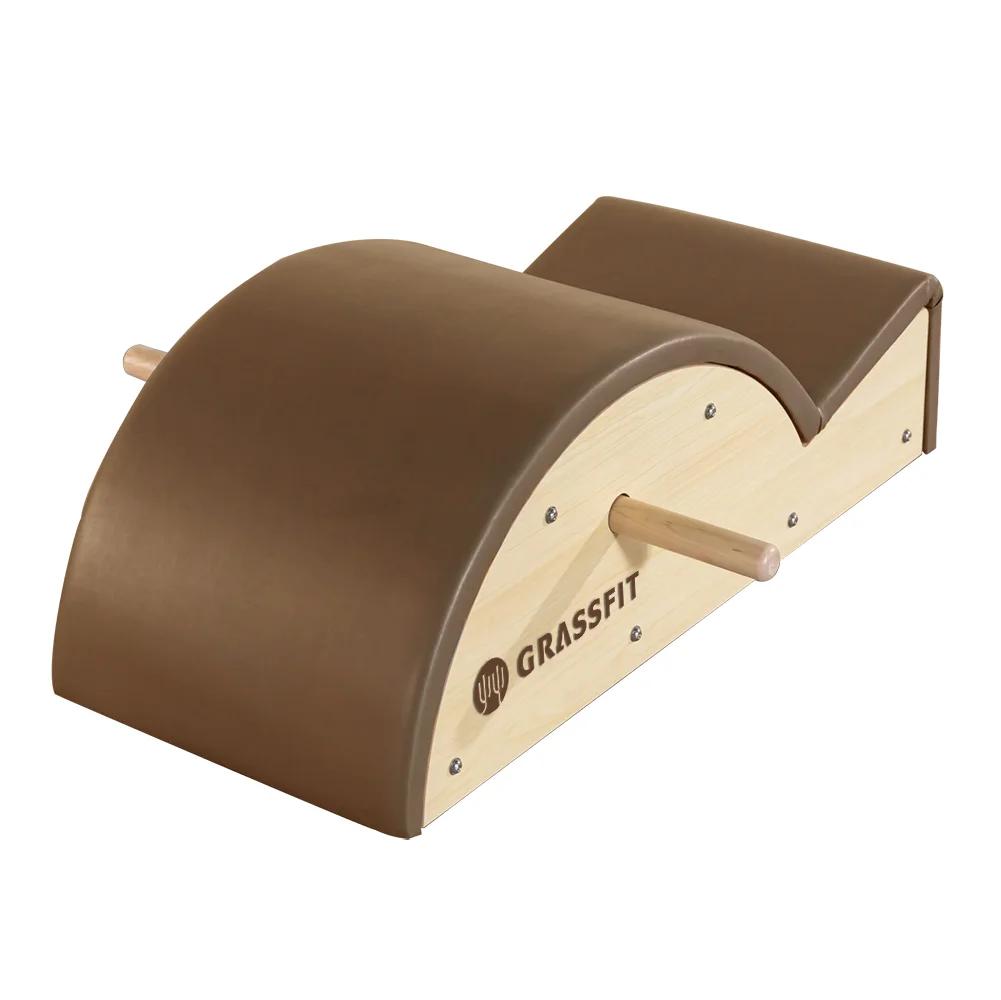 

Factory Direct Supply Wooden Customized Leather Color Pilates Spine Corrector Yoga Pilates Training Fitness Equipment