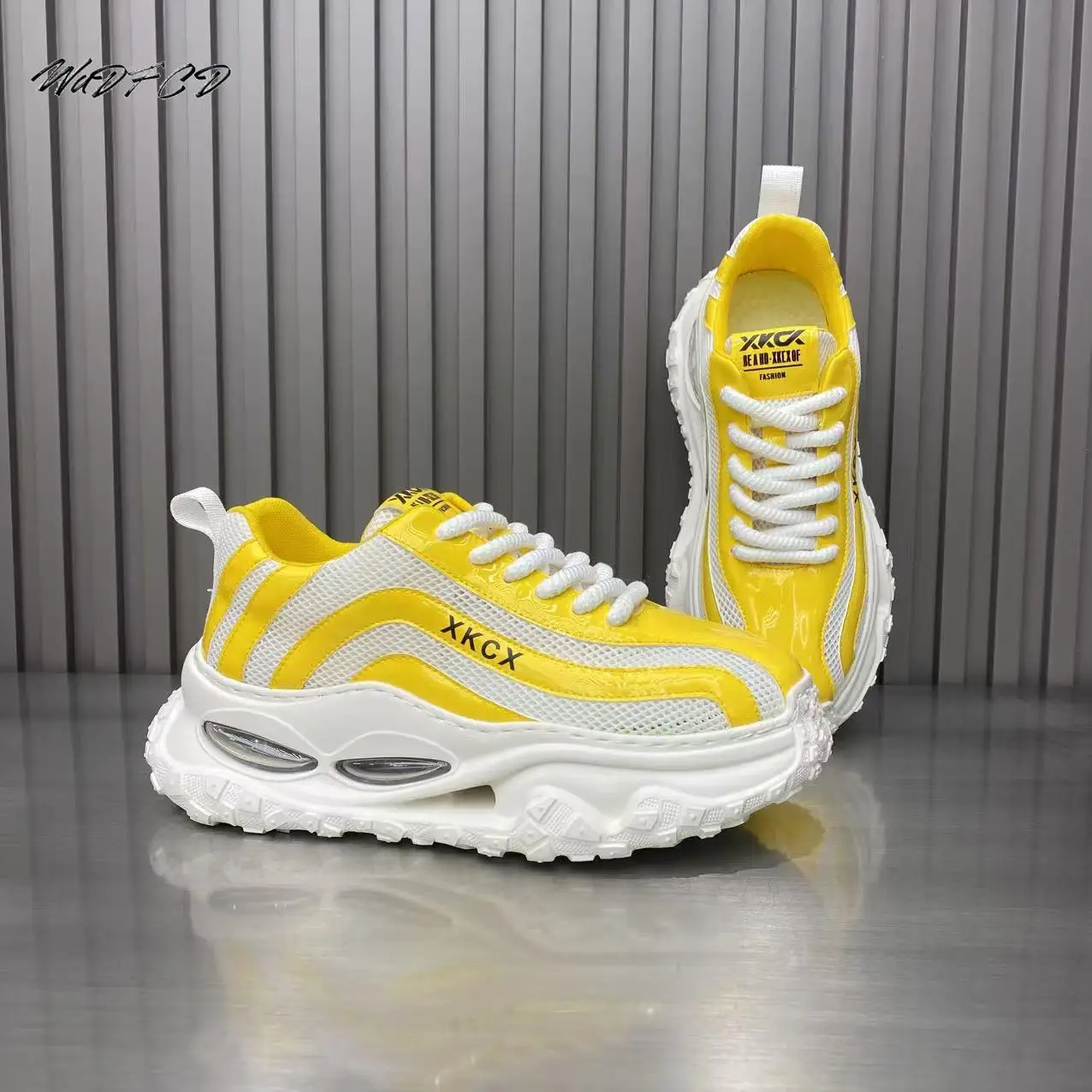 

Мужские кроссовки на массивном каблуке, дизайнерская спортивная обувь на мягкой подошве, модная повседневная кожаная ткань, дышащая обувь на платформе с увеличенной высотой