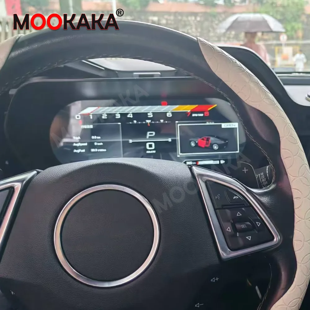 

LCD Digital Cluster Dashboard For Chevrolet Camaro 2015-2023 Car Instrument Panel Carplay Speedometer Meter Screen Navigation