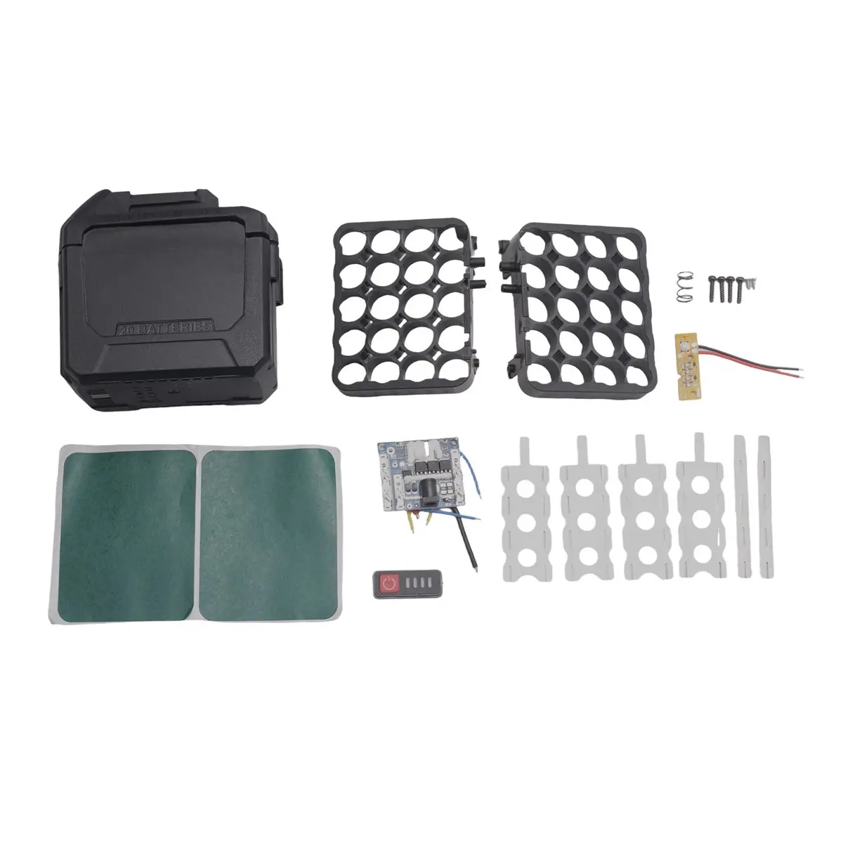 A89X For -Battery Case Storage Box Shell PCB Charging Board for -Battery Case Power Tool Accessories,20 Cores