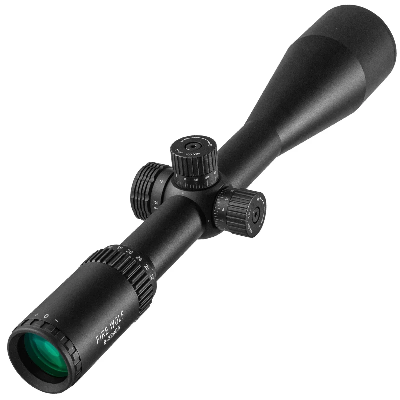 Tactics 8-32X56 Rifle Scope Side Optics Focus Black Matte For Hunting And Outdoor Use Riflescope Telescope Sniper