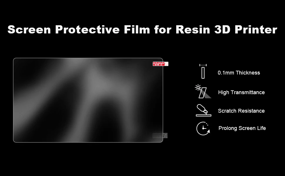 Für Anycubic Photon Mono 4, Mono 4 Ultra LCD 3D-Drucker, 3D-Drucker-Zubehör, 5 Stück 7,1 Zoll Displayschutzfolie – Detail 1