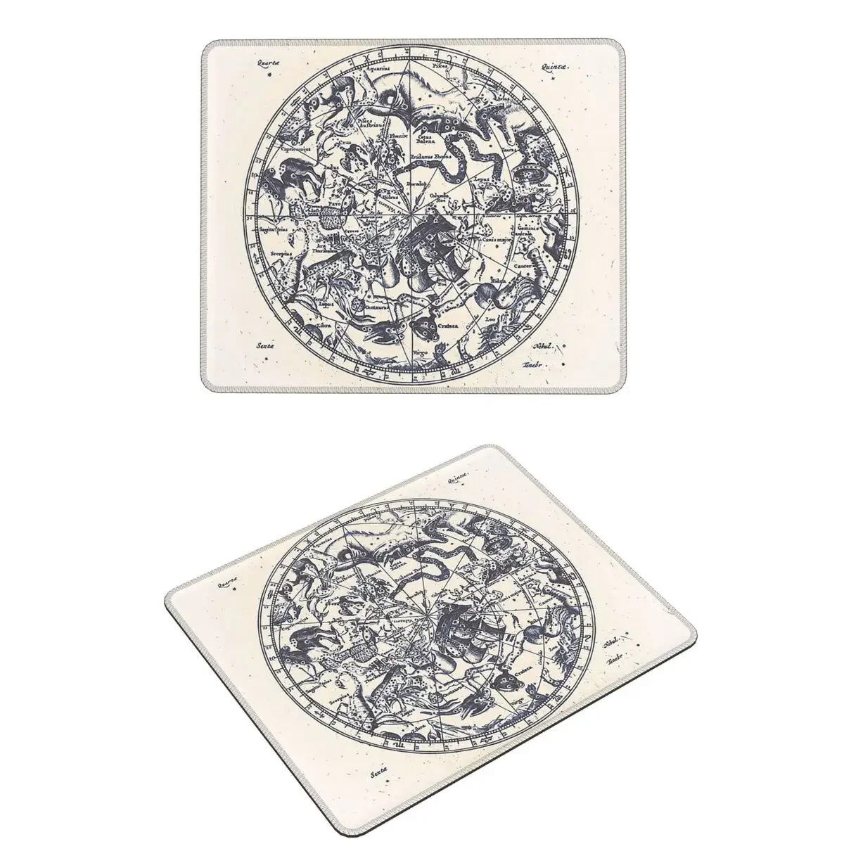 

Zodiac Star Sign Constellation Map Ink On Paper Mouse Pad Computer Keyboard Mouse Mat Gamer PC Desk Mat Office Table Mats