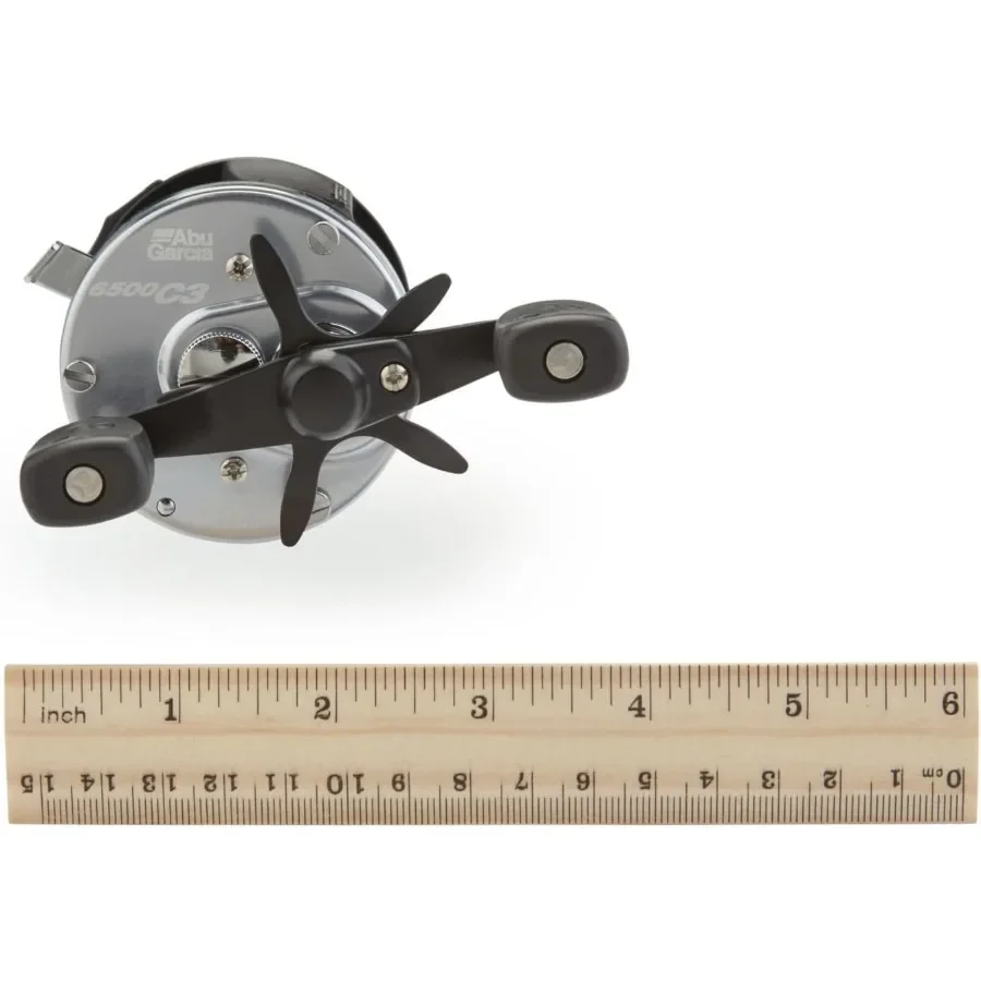 بكرة صيد مستديرة من Ambassadeur C3 Baitcast للصيد الثقيل في بيئات المياه المالحة والمياه العذبة معدات عالية الأداء #3