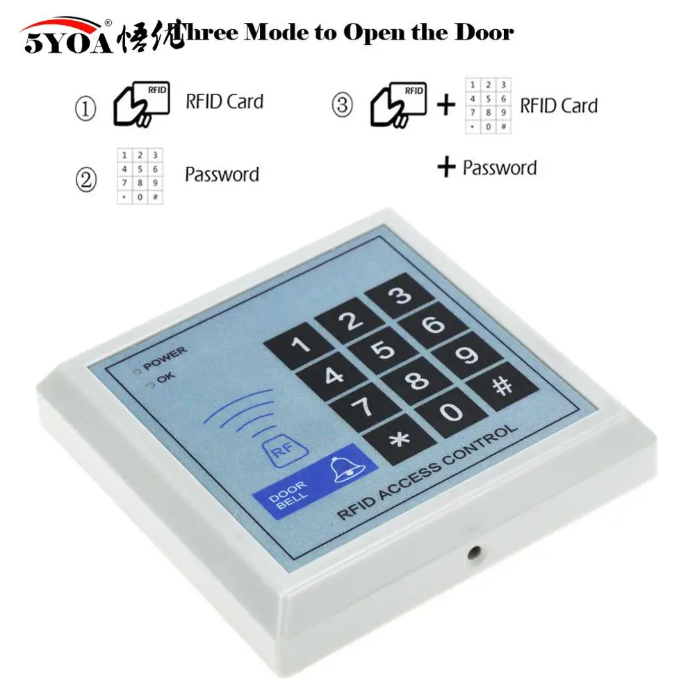 5YOA RFID Access Control System Proximity Entry Door Lock Security Device Machine for Quality Open Close Control