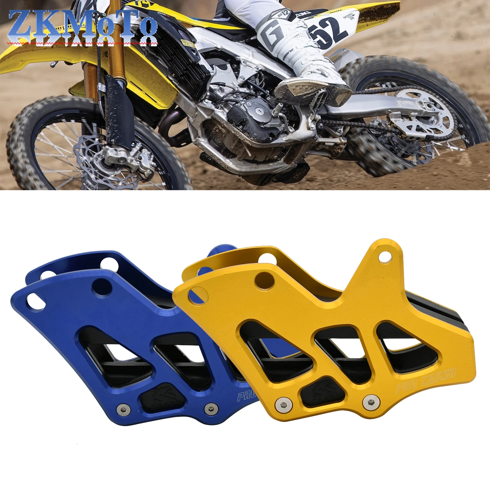 CNC Chain Guard Guide For Suzuki RM125 RM250 RMZ250 RMZ450 RMZ450Z DRZ250 DRZ400 DRZ400E DRZ400S DRZ400SM RM Motorcycle Parts