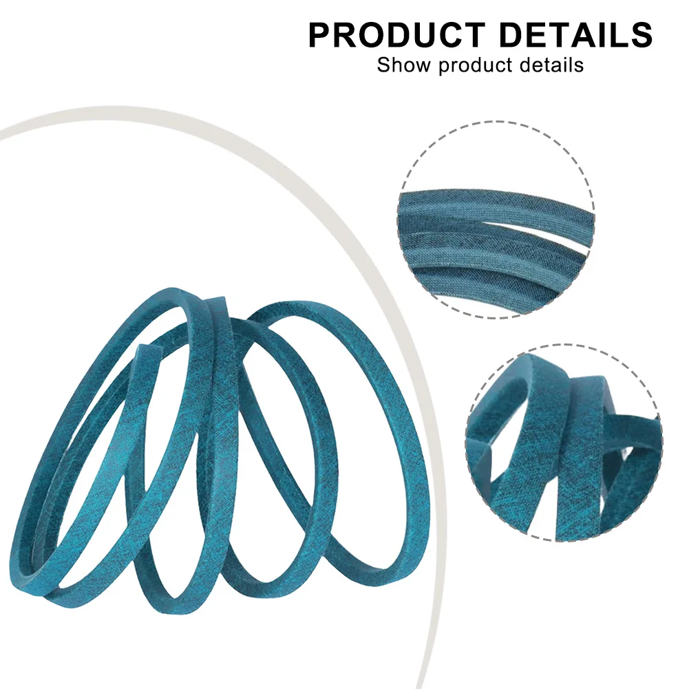 Compatible Mower Drive Belt Gear Deck Belt 5 8 181 Size Aramid Material Excellent Traction Optimal Functionality