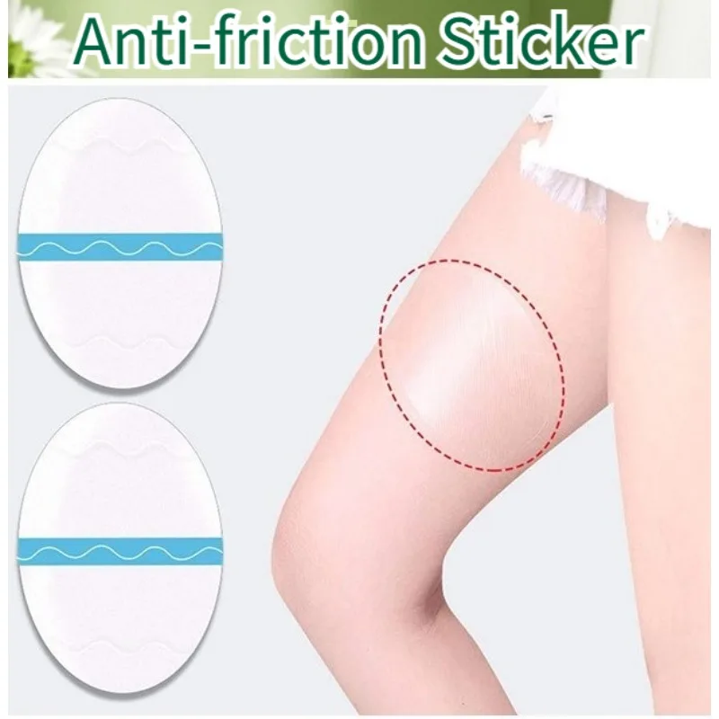 Pegatina antidesgaste para el muslo, pegatina antifricción para el interior del muslo, circunferencia del muslo, pegatina Invisible transparente para hombres y mujeres, Verano