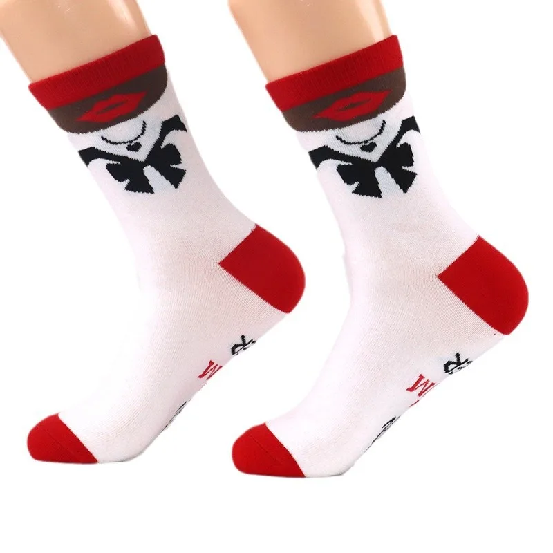 Cross-Border Popular Mid-Calf Cotton Socks Mother's Day Series Gift Soles Letter Jacquard Casual Sports Socks