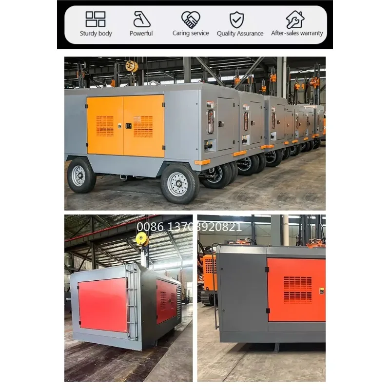 Hot Selling Air Compressor 100 Liter Air Compressor 500 Liter Mine Drilling Rig Compressor for Water Well