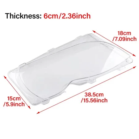 Suitable for 2002-2004 BMW 3 Series E46 large lampshade, old e46 318I 320I 325I mask headlight surface
