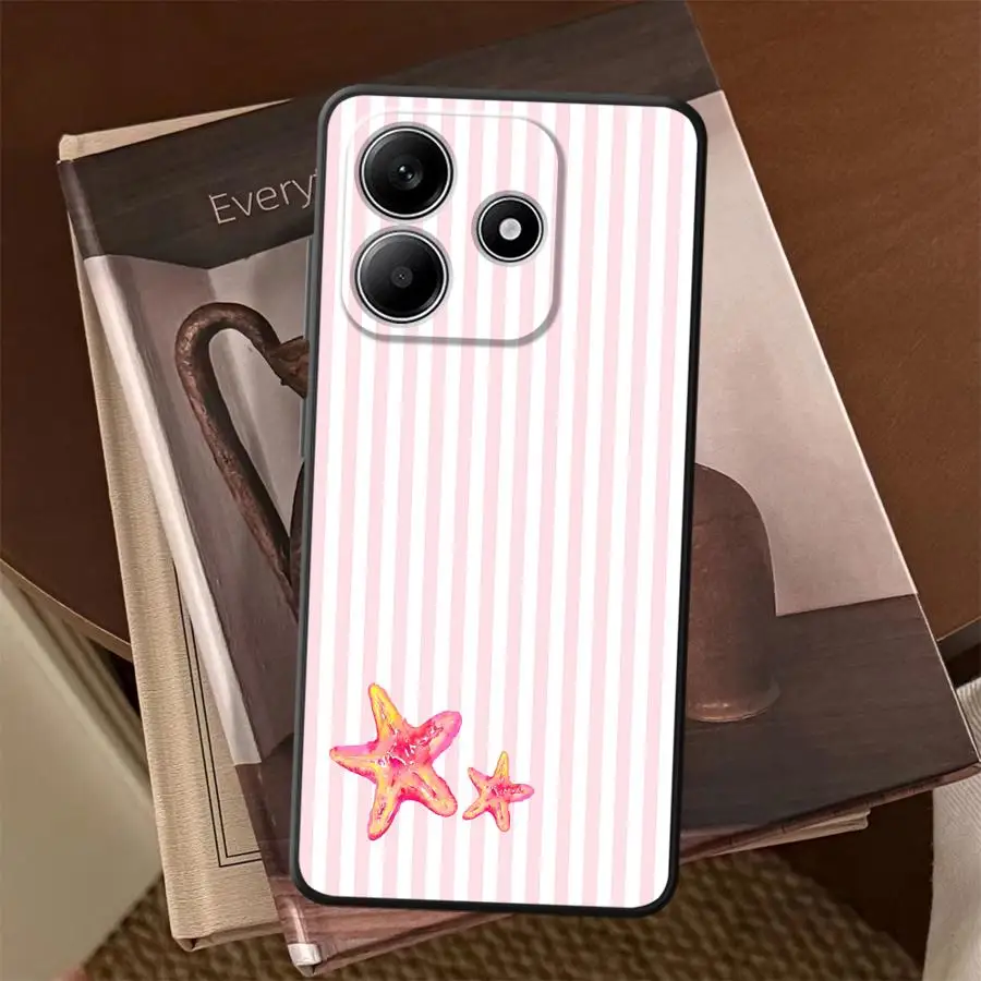 Starfish Stripes Phone Cover Case for Xiaomi Redmi Note 15 10 14C 9 8 13 14 Pro Plus 12 11 12C 13C A7 Pro A5 A4 K80 A1 A2 K40 view 6