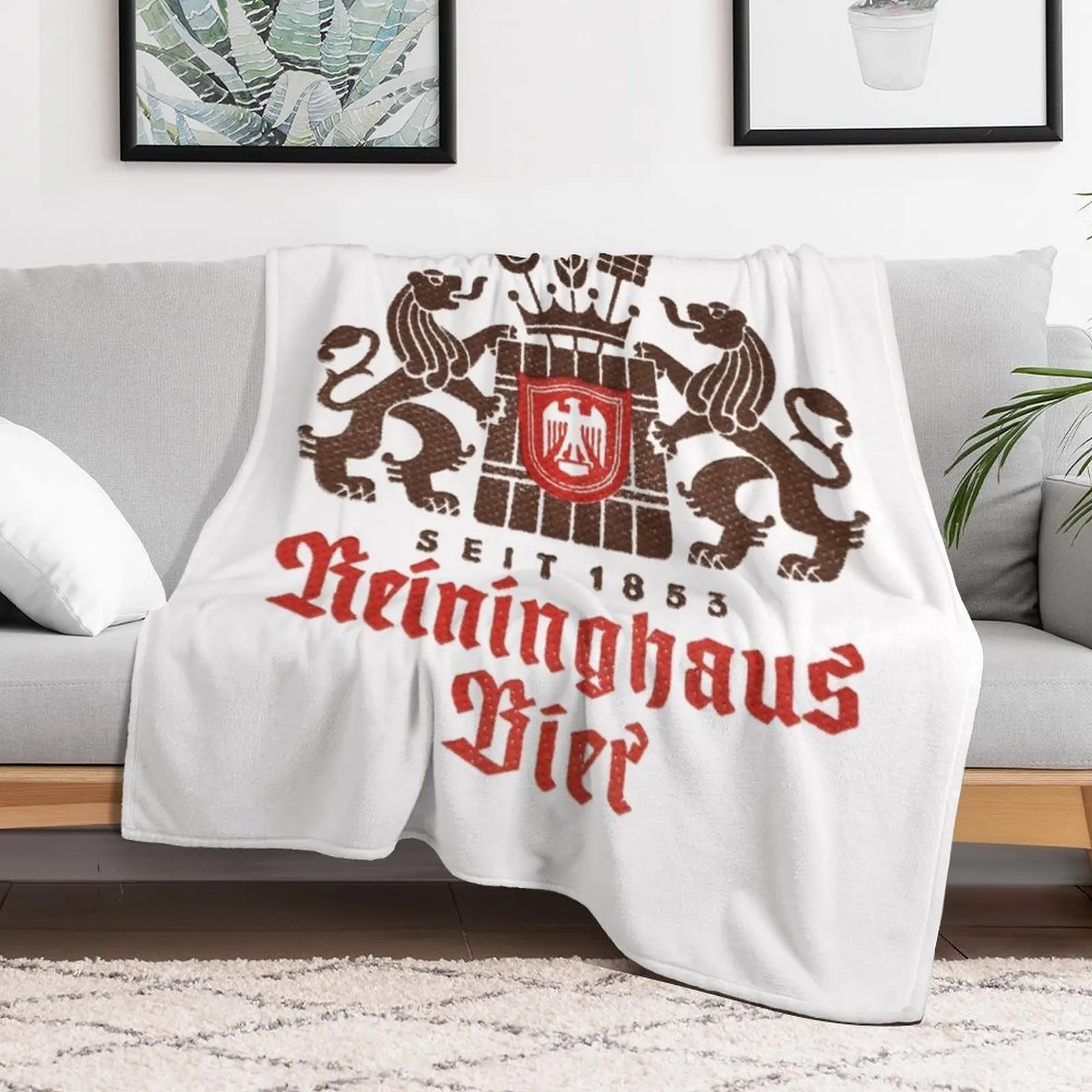 Reininghaus Bier Throw Blanket Heavy For Decorative Sofa Blankets