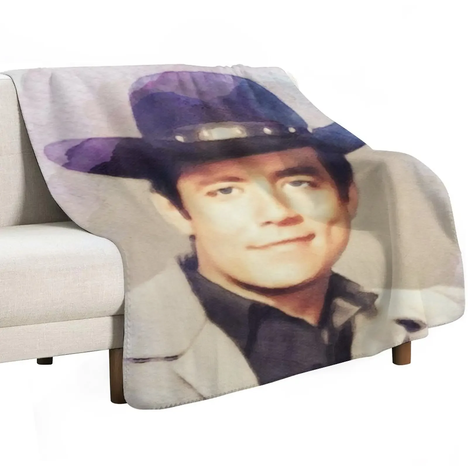 Custom Pernell Roberts, Movie Legend Throw Blanket Soft Warm Blanket Gift For Men Women Adults