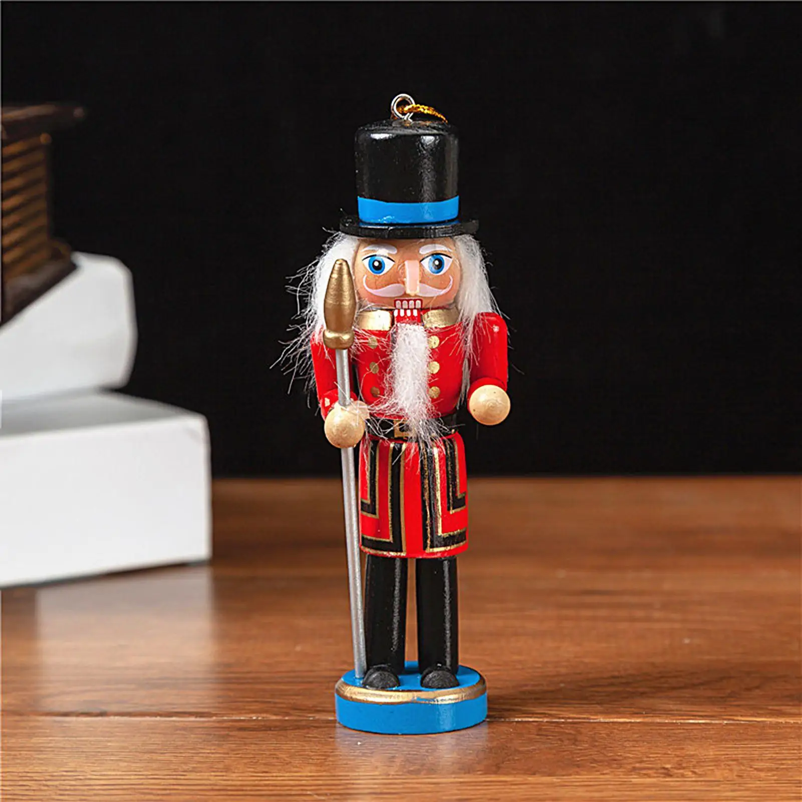 Nutcracker Christmas Decor 6 Pieces Christmas Tree Pendants Nutcracker Figurines Home Decor For Festival Desk Office Kitchen