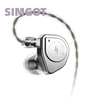 SIMGOT EW200 Headphone HiFi Audio IEM 10mm SCP Diaphragm Dual-Magnetic-Circuit & Dual-Cavity Dynamic Driver In-Ear Earphones
