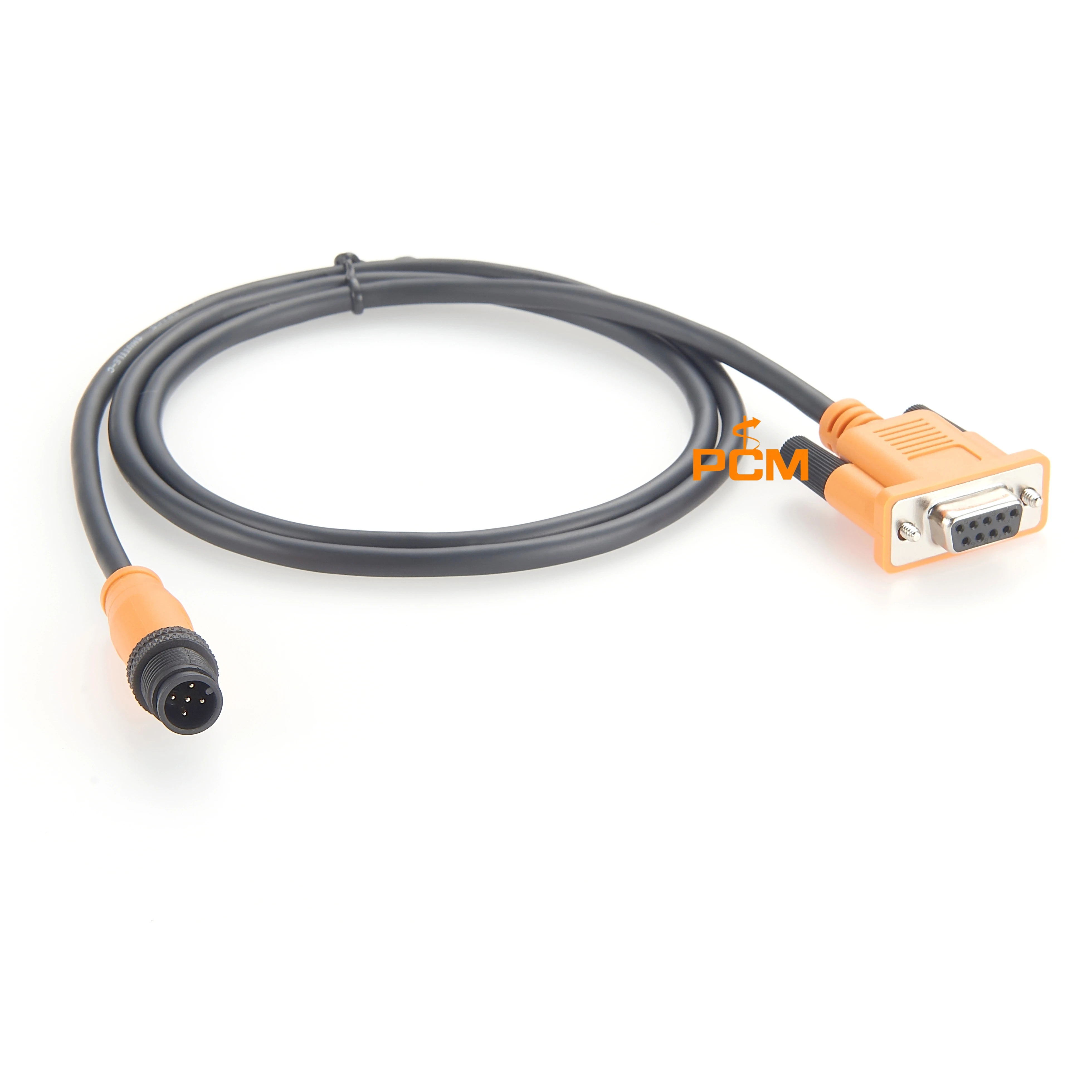 IP67 M12 A-code 5-pins mannelijk naar DE-9 D-sub DB9 adapterkabel voor RS232 CANopen CAN Bus N2K DeviceNet Sensor PLC Barcodescanner