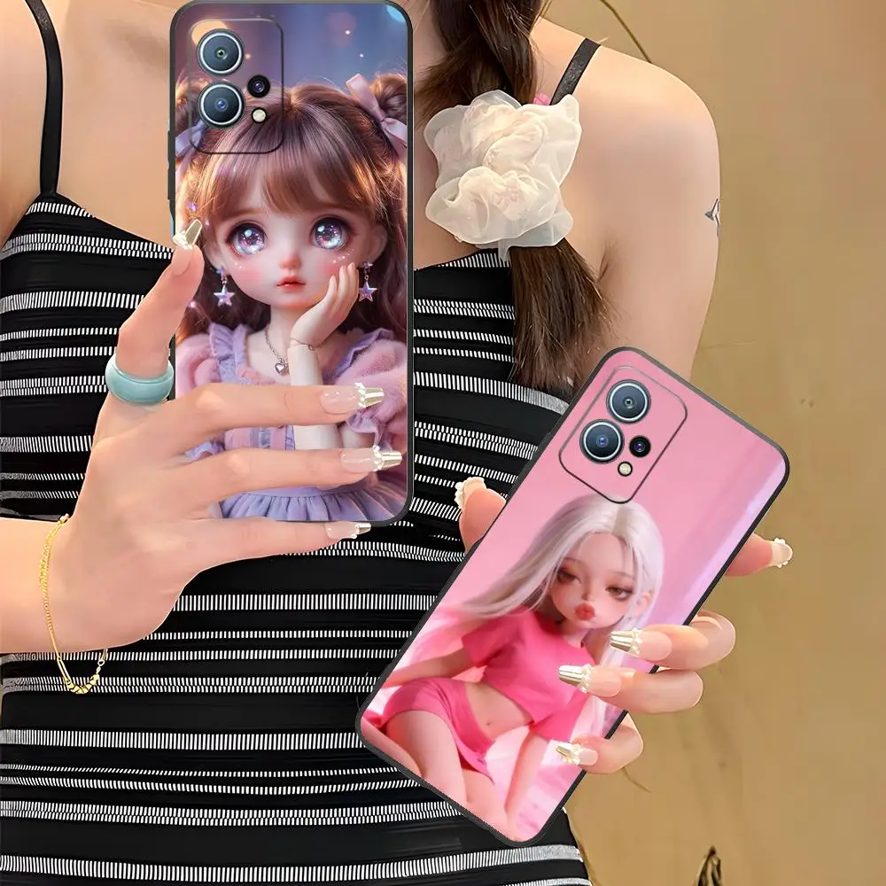Чехол для телефона с милой аниме-девушкой для Huawei P60 P50 P40 P30 P20 P10 P9 P8 Pro Lite Plus, мягкий противоударный чехол из ТПУ