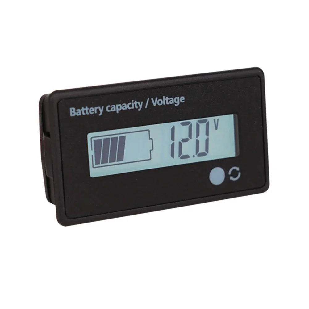 6-63V 12V 24V 36V 48V 60V 72V Lead Acid Lithium Battery Capacity Indicator LCD Display Voltmeter Power