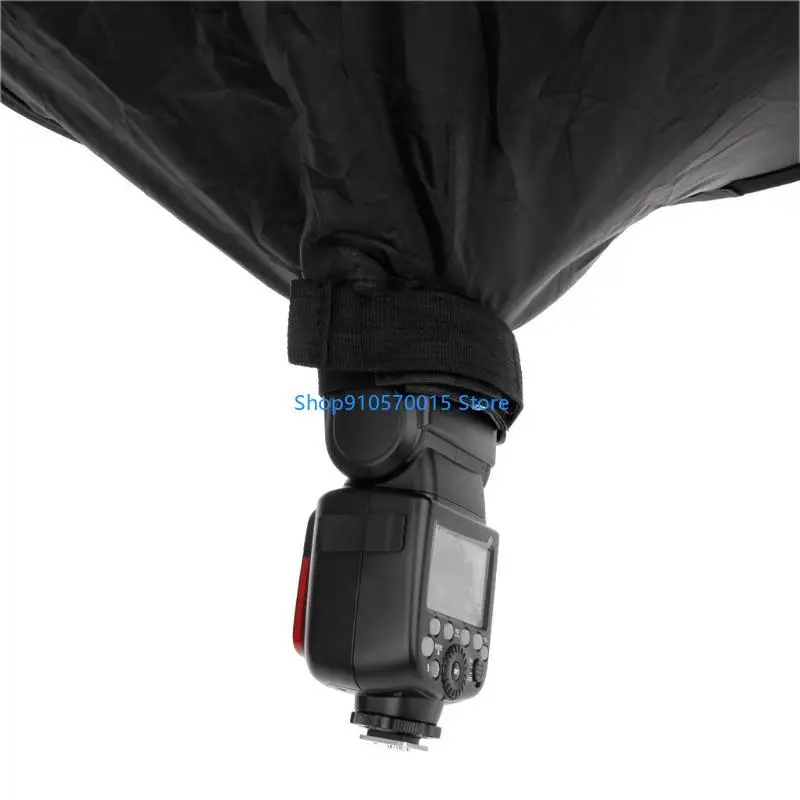 B95C Universal 42cm Round Studio Flash Softbox Speedlite Diffuser Reflector Strap New