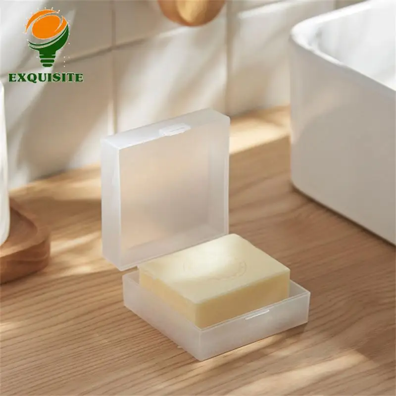 Waterproof Drainage Box Round Edges And Corners Bathroom Storage Sealed Box Reusable Sealed And Portable Soap Storage Box