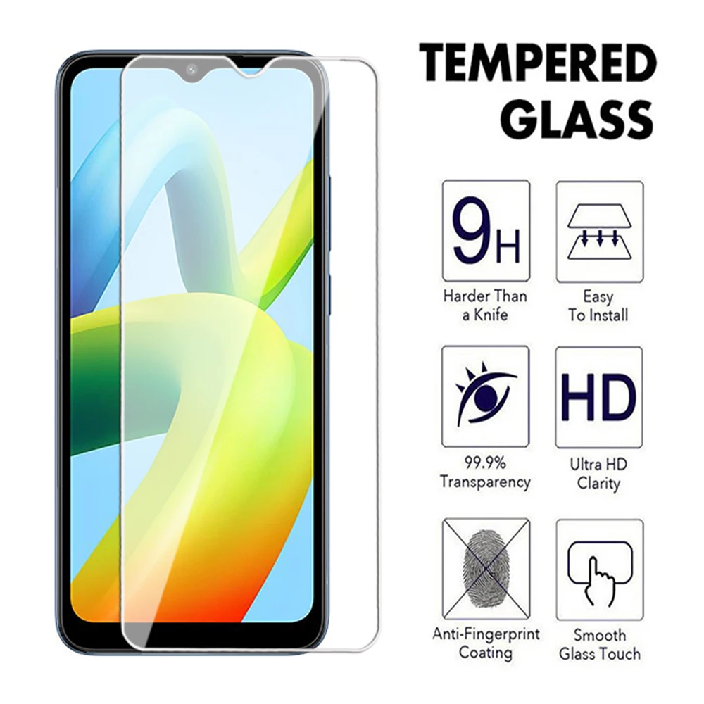 Protective Tempered Glass For Xiaomi Mi POCO C50 C51 C55 C65 Screen Protector For Xiaomi F3 F4 F5 GT Pro Transparent glass Film