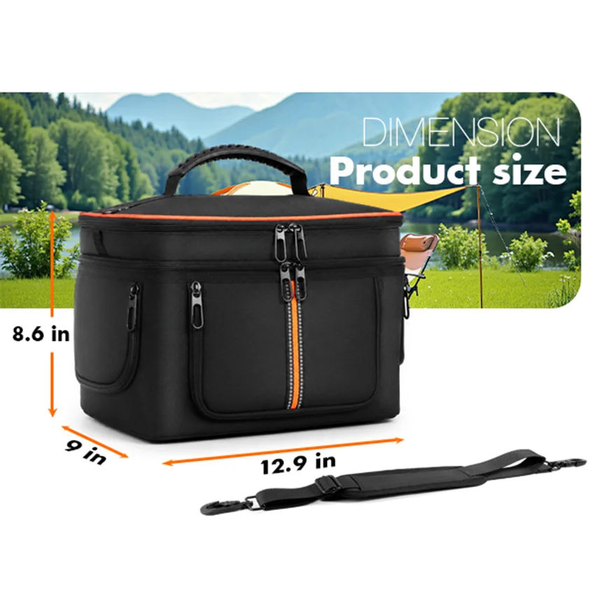 1 PCS Power Supply Carrying Bag for JK-06 for Jackery Explorer 500 v2 Portable Power Power Supply Kit Accessories​