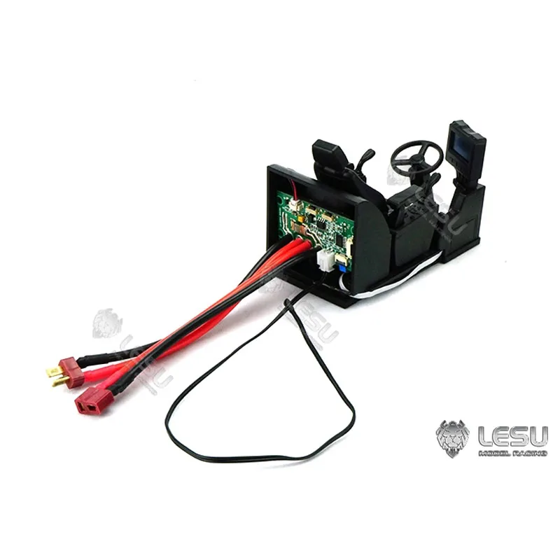 LESU 1/14 model excavator model driver's seat modification multi-function LCD display rc accessories