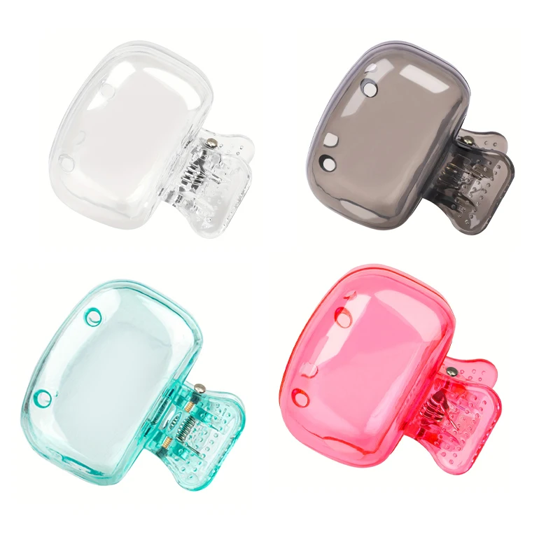 4pcs Travel Portable Essential Toothbrush Heads Cover Protective Holder Health Germproof Toothbrush Storage Clip Bathroom Tools