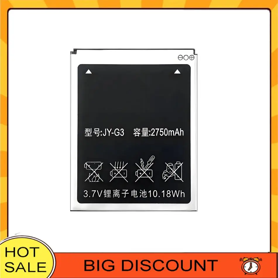 Аккумулятор JY-G3 для Jiayu JY G3 G3S G3C G3T, 2750 мАч, надежный источник питания, батарея для мобильного телефона