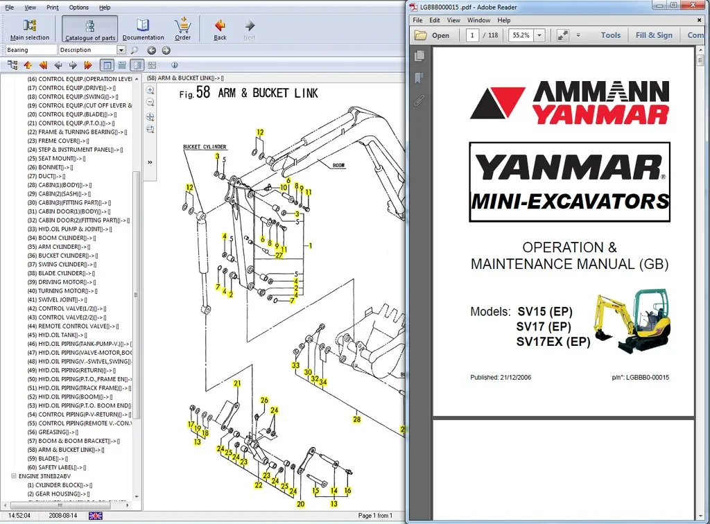 

AutoDVD Yanmar Heavy Equipment, 10,7 ГБ, полный сервис и деталь, DVD PDF 2020