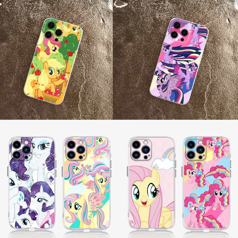 My L-Little P-Pony Phone Case  For IPhone 16,15,14,13,11,12 Pro Max Mini X XR XS 7,8 Plus SE Soft Clear Shockproof Soft Cover