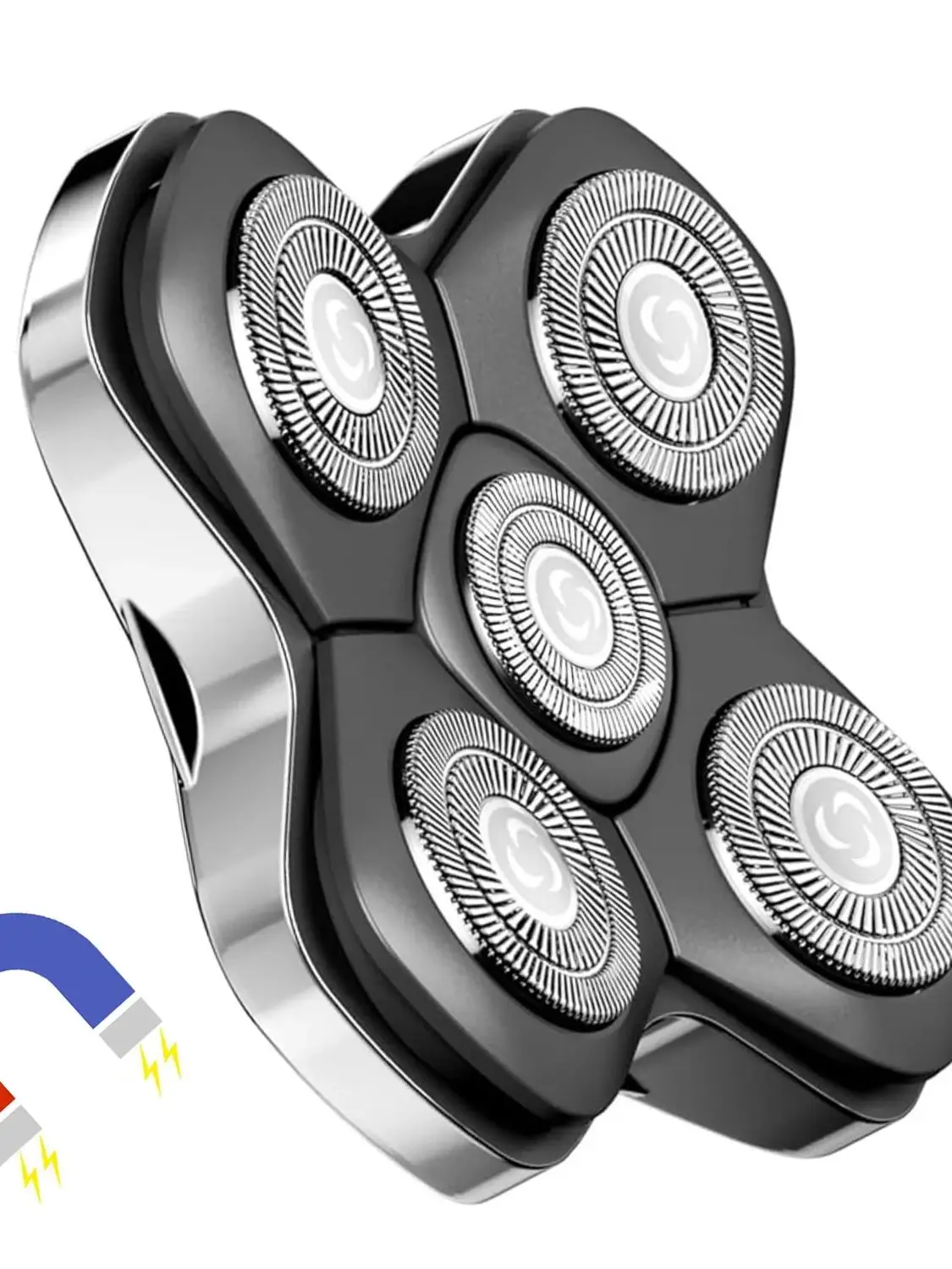 Têtes de rasoir de rechange flottantes 5D pour rasoirs électriques manuels et rotatifs-lames tranchantes universelles