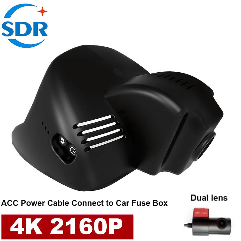 

4K HD 2160P WiFi Автомобильный видеорегистратор для Mercedes Benz Smart 453 для Smart fortwo forfour 453 2015-2019 24 часа парковки