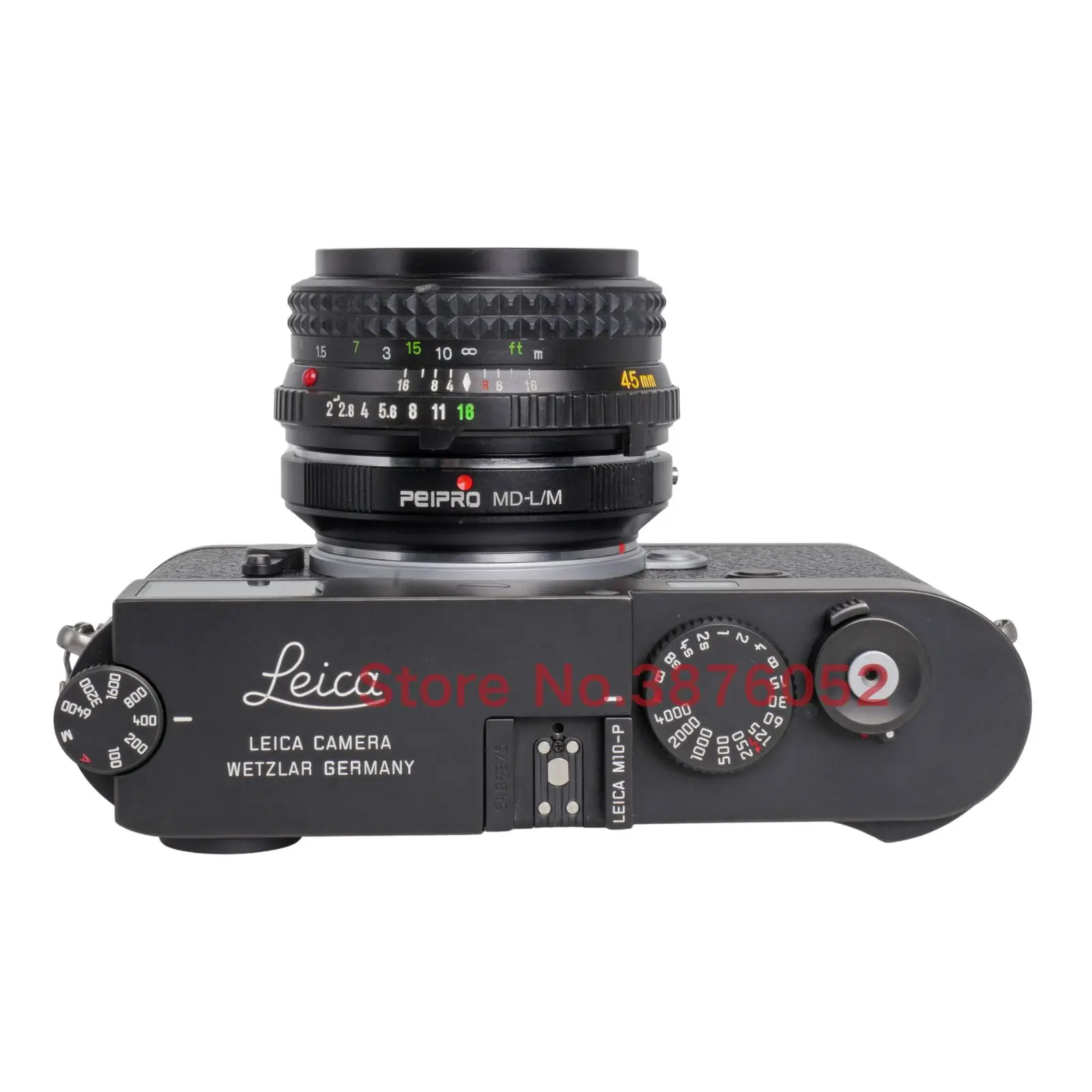 محول تركيب العدسة PEIPRO MD-LM محول تركيز يدوي متوافق مع عدسة Minolta MD إلى كاميرات Leica M Mount M9 M11 M10 M240