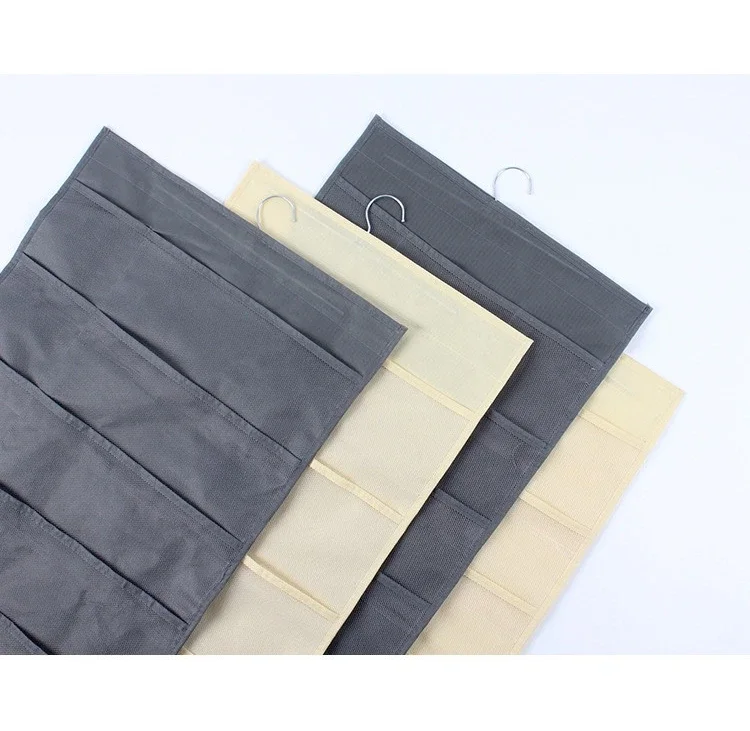 Doppelseitige Faltbare Hängende Aufbewahrungstasche für Unterwäsche, Unterhosen, Socken, Wohnheim, Zuhause, Kleiderschrank, Wand-Organizer – Detail 7