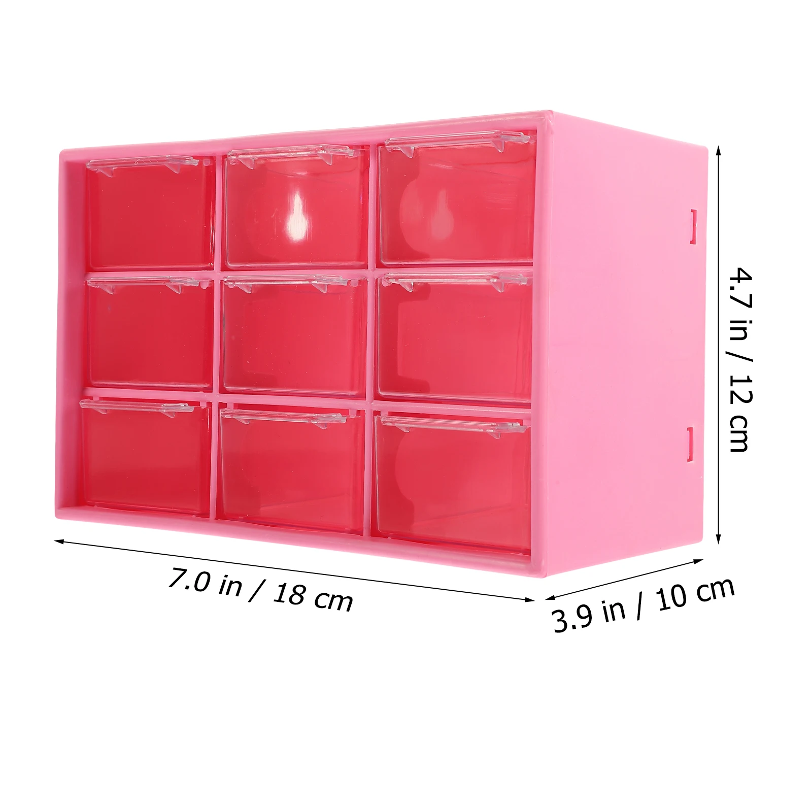 

4 Pcs Organizer Drawer Storage Box Jewelry Organiser Plastic Desktop with Drawers