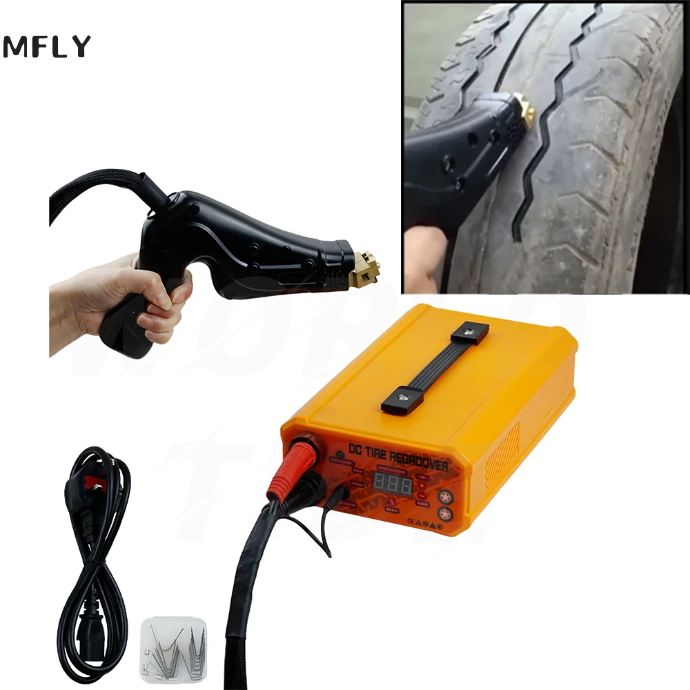 

110/220V Pulse Type Tire Slotting Machine Tire Rubber Engraving Truck Car Rubber Tire Slotting Electric Rubber Cutting Sculpture
