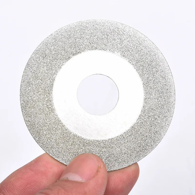 Emery Saw Blade 60mm Diamond PCB Glass Fiber Copper Clad Epoxy Board Carbon Fiber Cutting Sheet Small Slice for DIY Woodworking