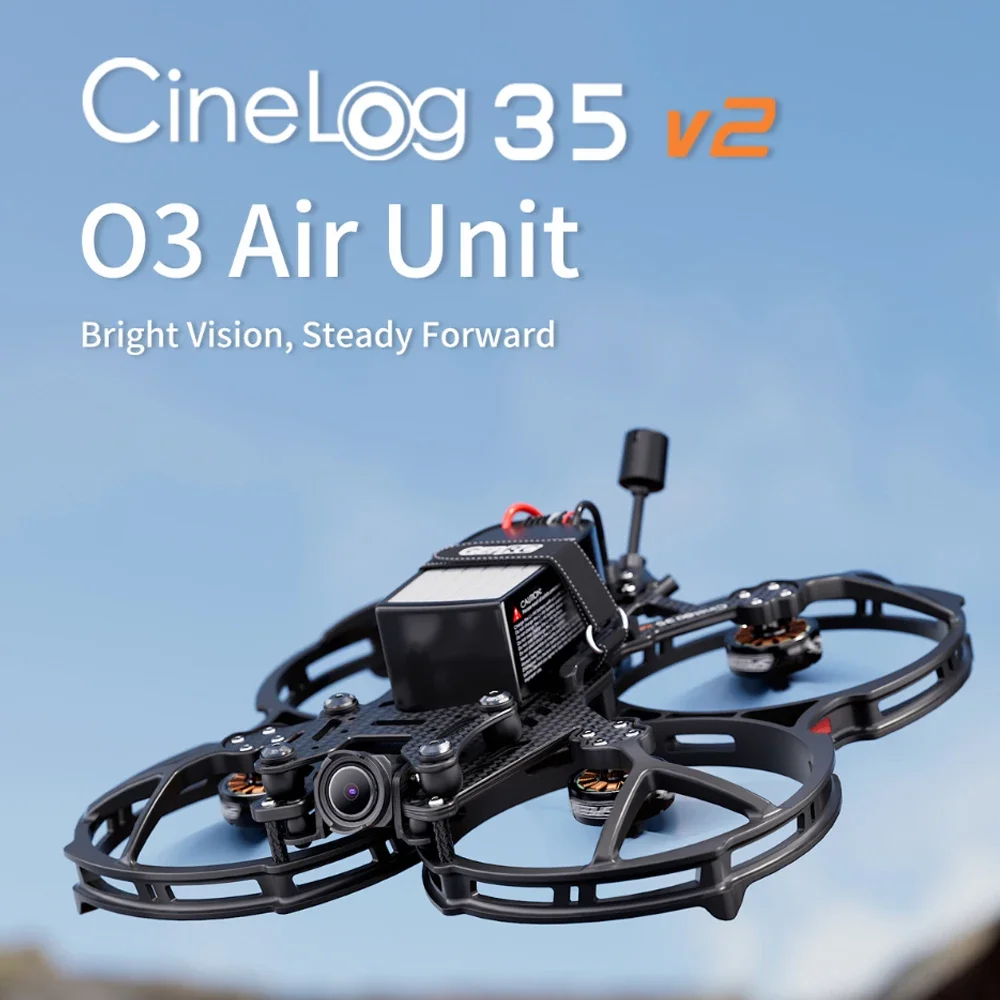 GEPRC Cinelog35 V2 Analog FPV Drone System 2650KV VTX SPEEDX2 ICM 42688-P F722-45A AIO V2 RC Quadcopter Freestyle Drone