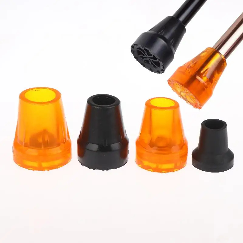 .[LA]2/4Pcs Cane Mountaineering Stick Protective Pad Universal Crutch Tips Non-Slip Rubber Feet For All Terrain DIY Accessories