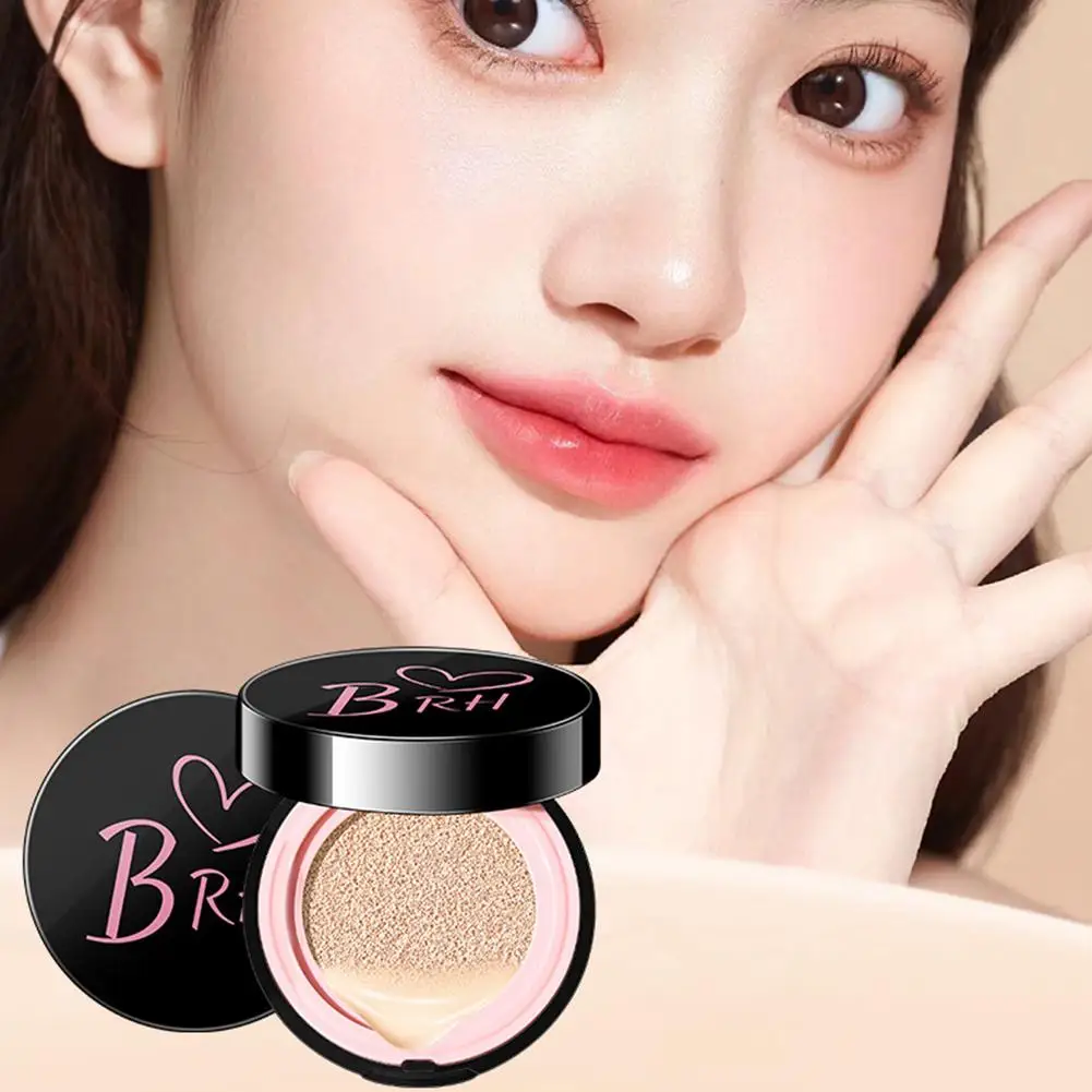Cushion BB Cream Hautpflegendes, verbessert die Hautstruktur, Make-up, feuchtigkeitsspendender Foundation-Concealer für Gesichtskosmetik